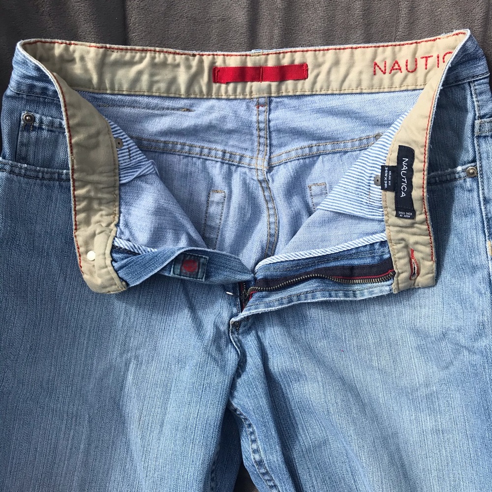 Nautica Lightly Distressed Relax Fit Jeans